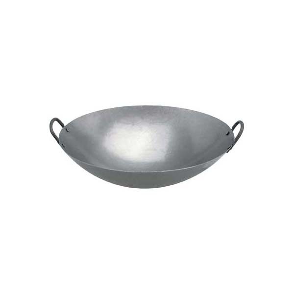 Double Handled Iron Wok 450mm