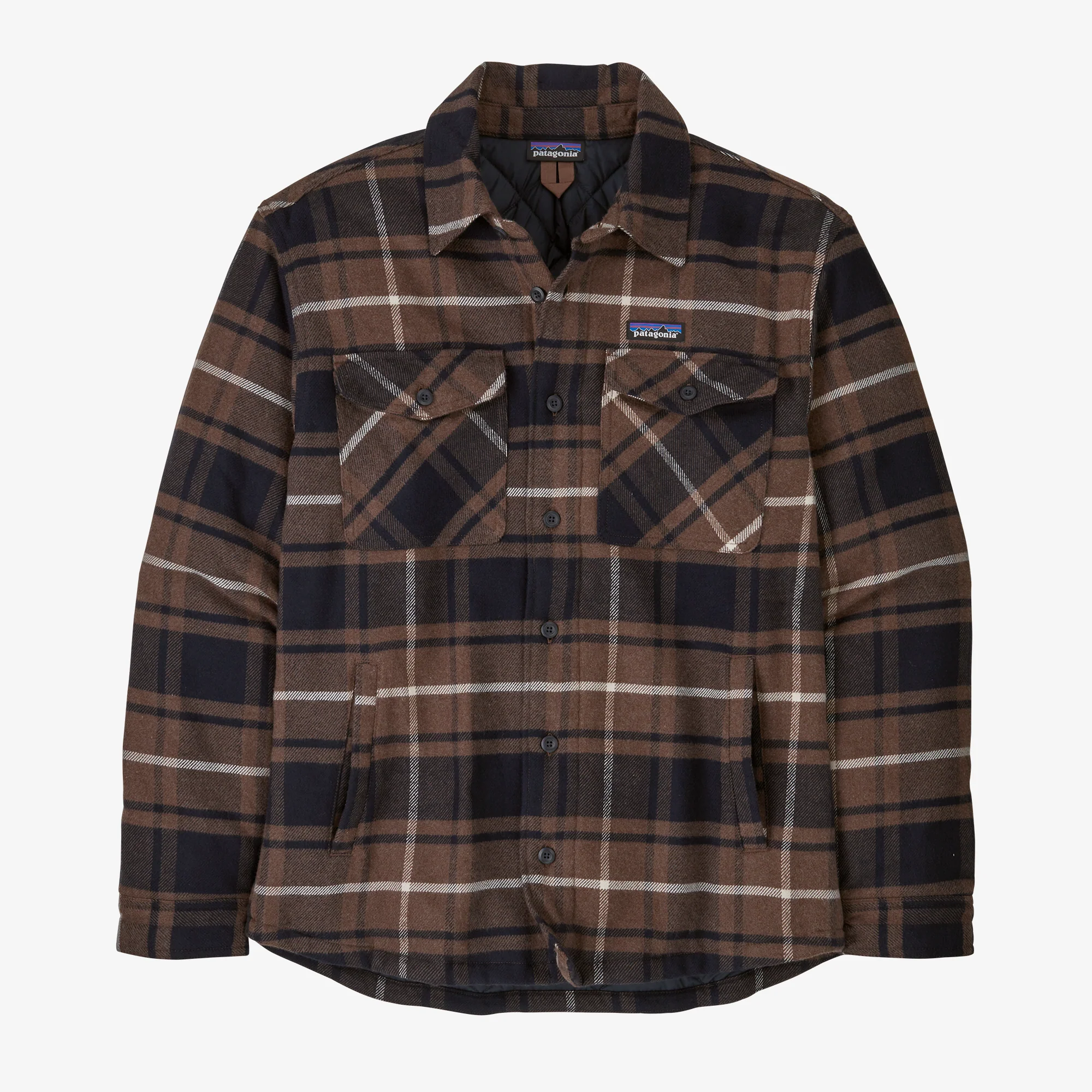 Men’s Lightweight Insulated Fjord Flannel Shirt – Outdoor Molasses Brown (XL Available)