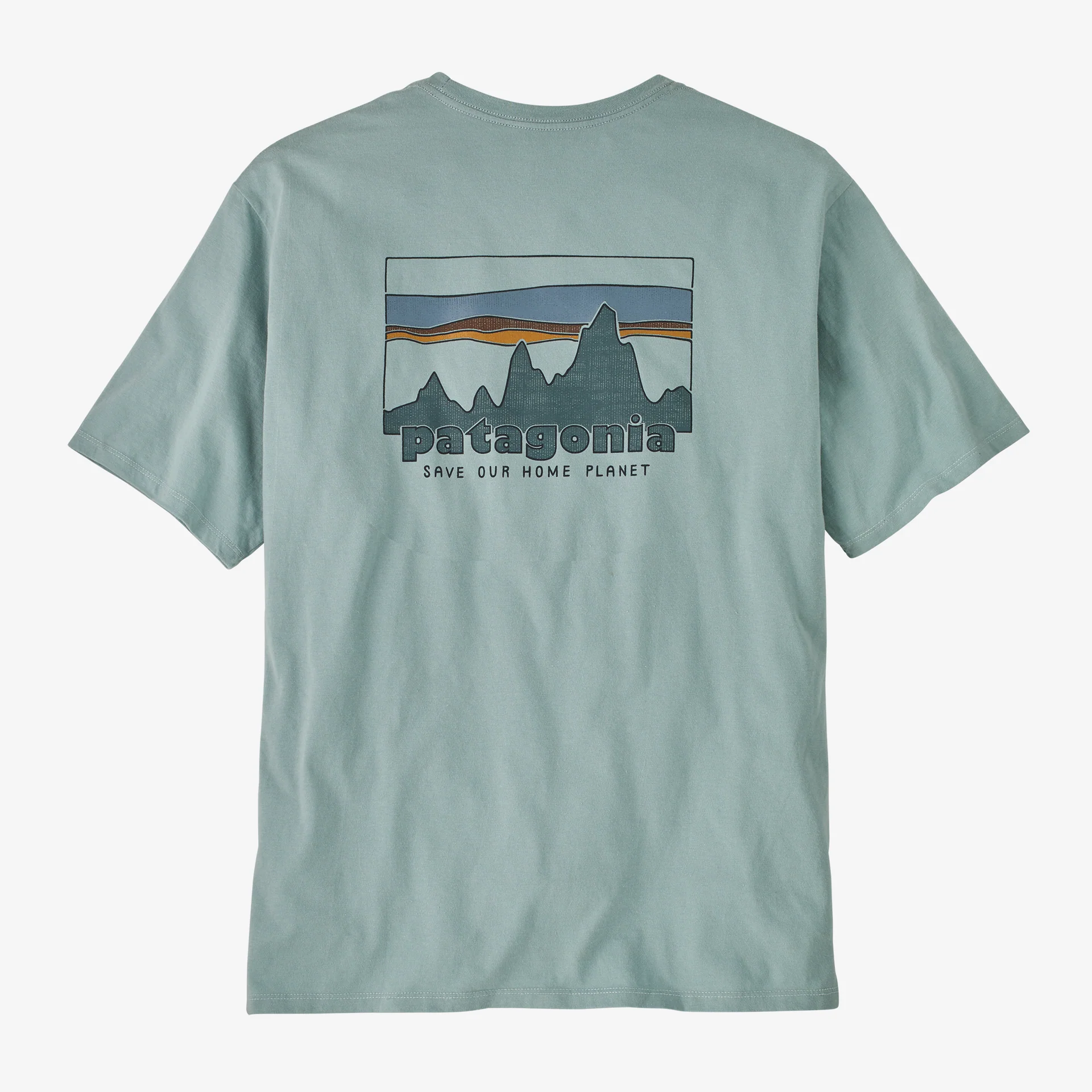 ’73 Skyline Organic Men’s T-Shirt – Thermal Blue