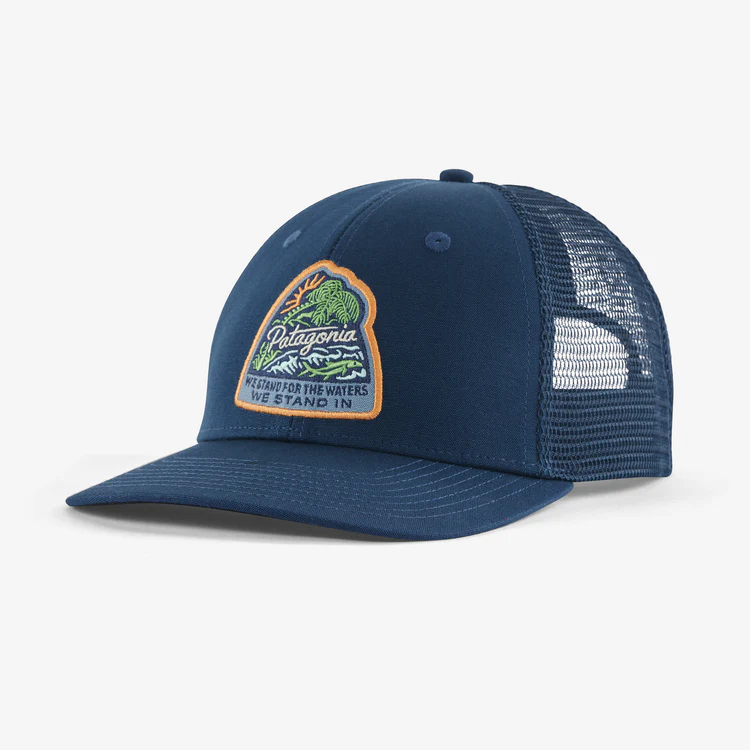 Take a Stand Trucker Hat – Bayou Badge: Tidepool Blue