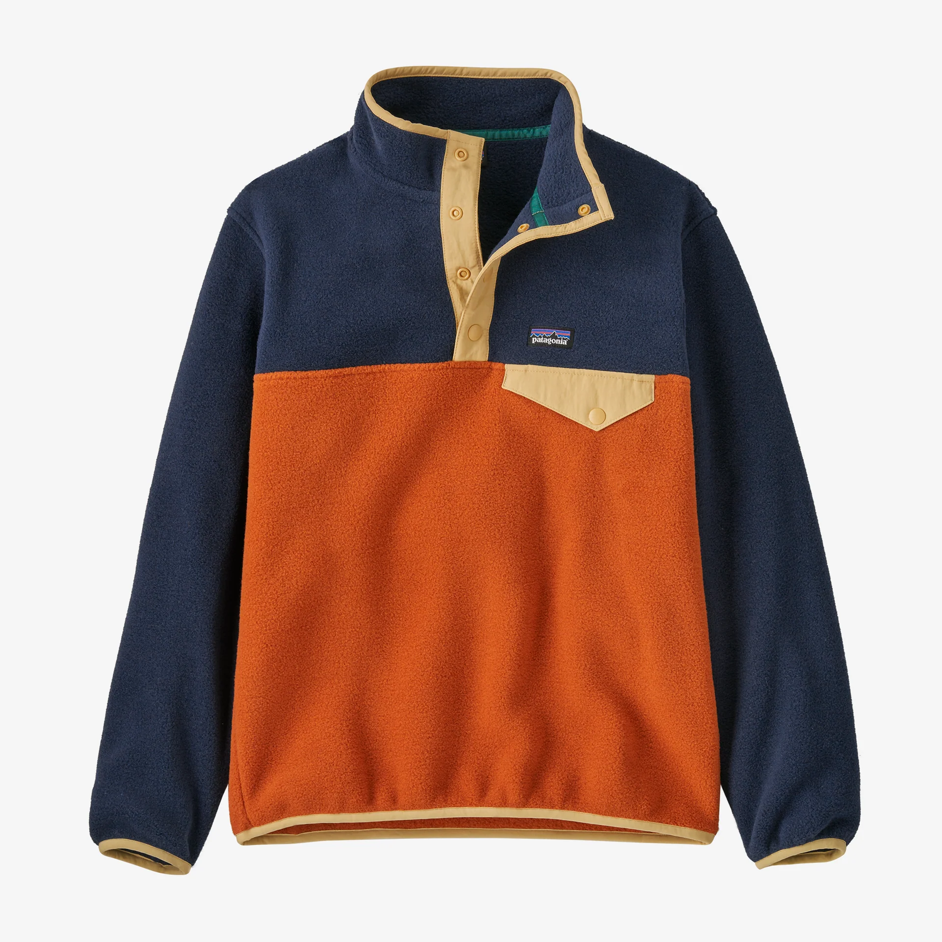 Kids’ Lightweight Synchilla® Snap-T Fleece Pullover – Redtail Rust