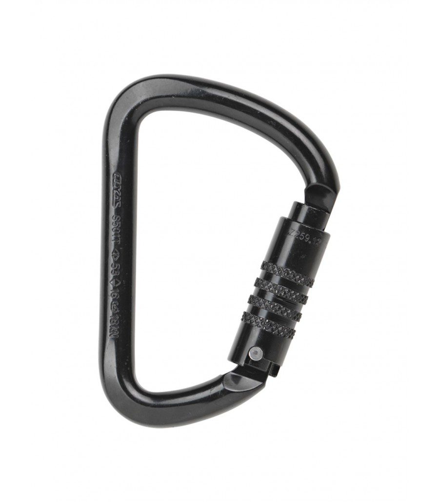 53kN Steel Wide D Triplock Carabiner