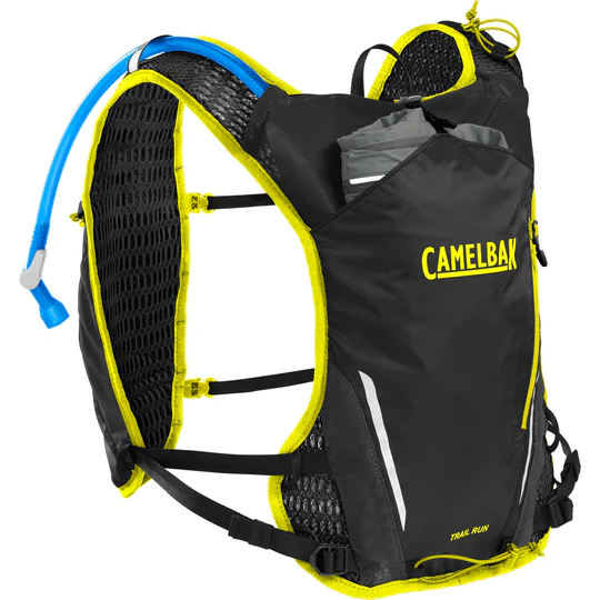 Trail Run Vest 1L – Black / Safety Yellow