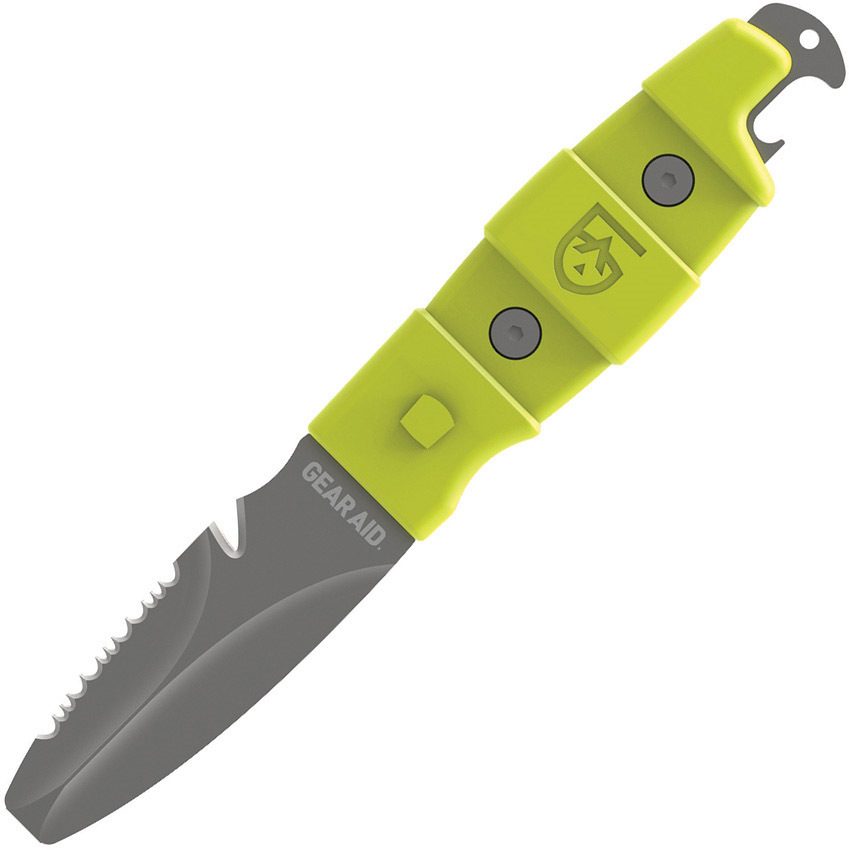 Akua River Blunt Tip Fresh Water Fixed Blade Knife – Yellow