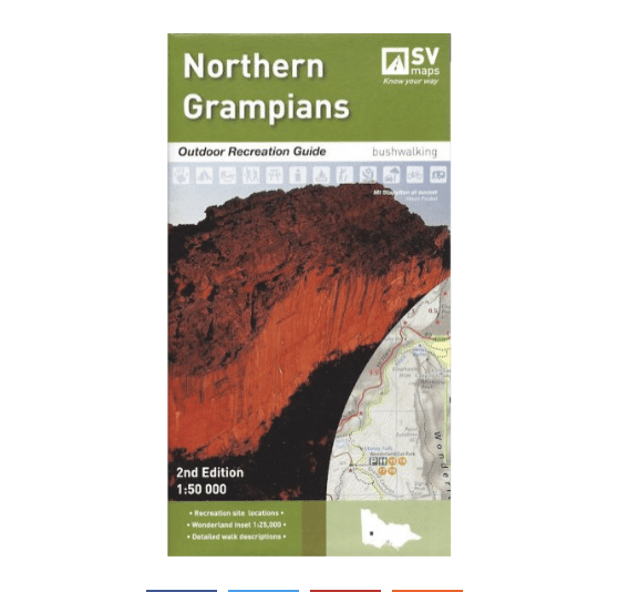 Northern Grampians Outdoor Recreation Guide Map