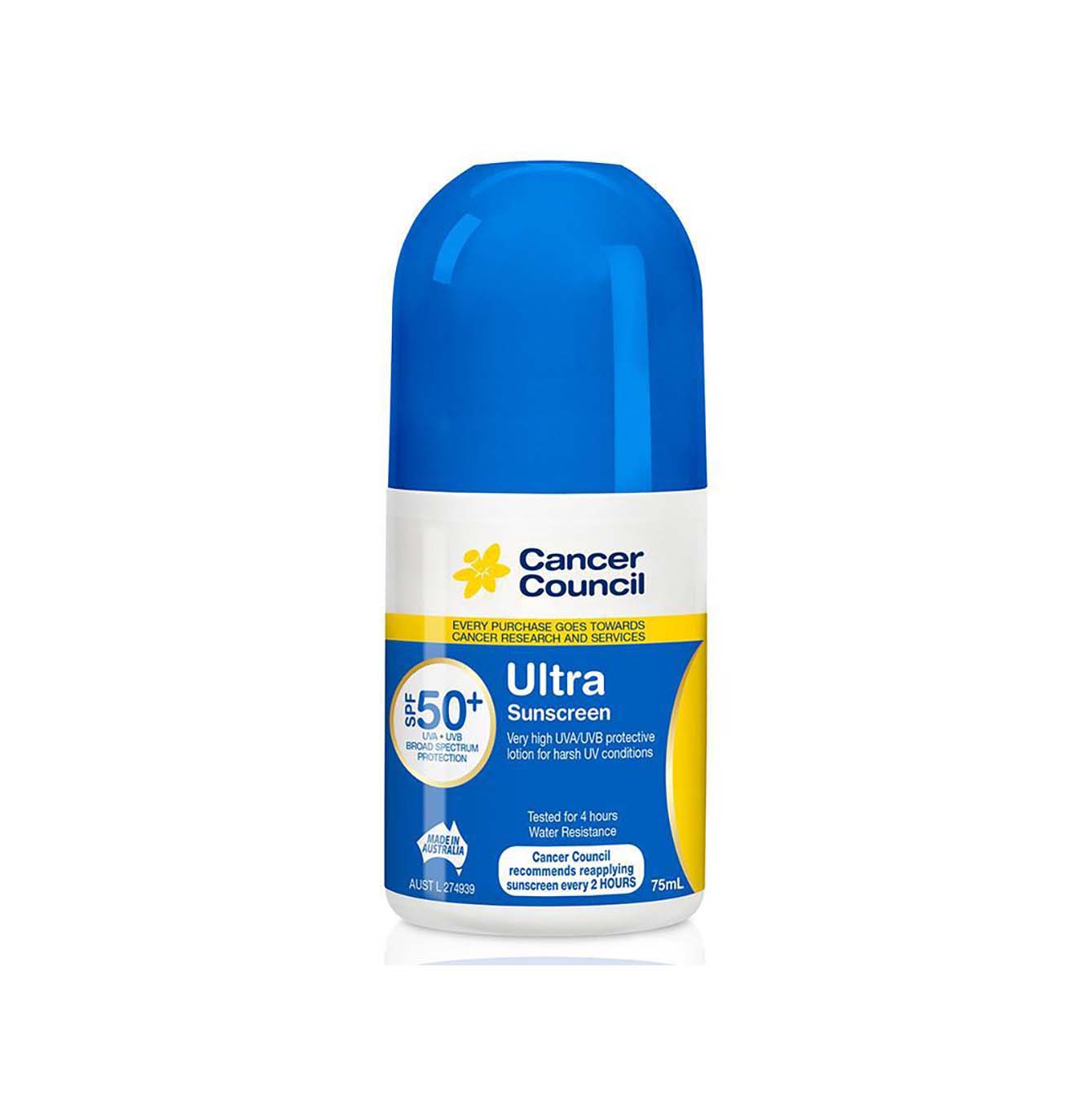 SPF 50+ Ultra 75ml Roll On