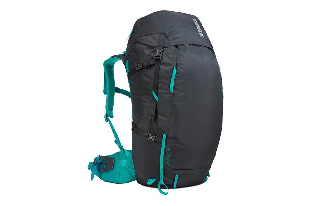 AllTrail 45L Womens Backpack – Obsidian Black / Teal
