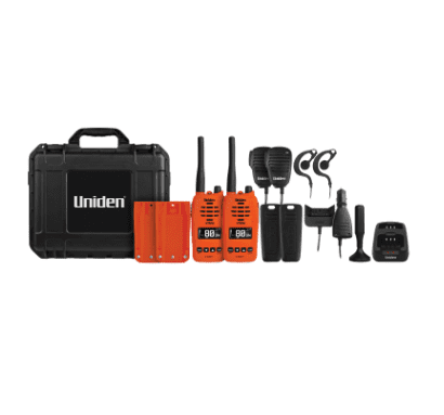 XTRAK50-2TP Uniden 5W Twin UHF Tradies Twin Pack – Orange