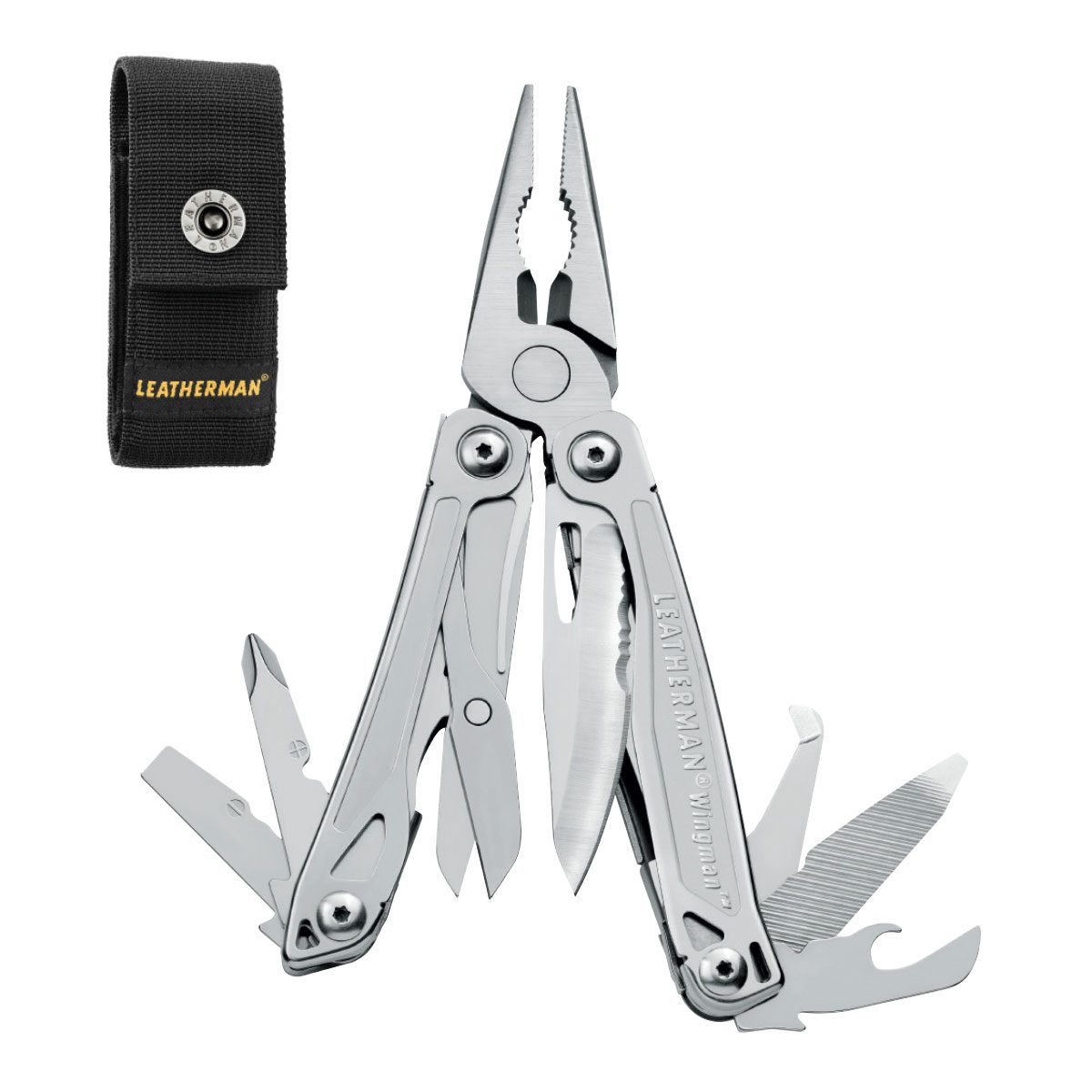 Wingman Stainlesss Steel Multitool With Nylon Sheath