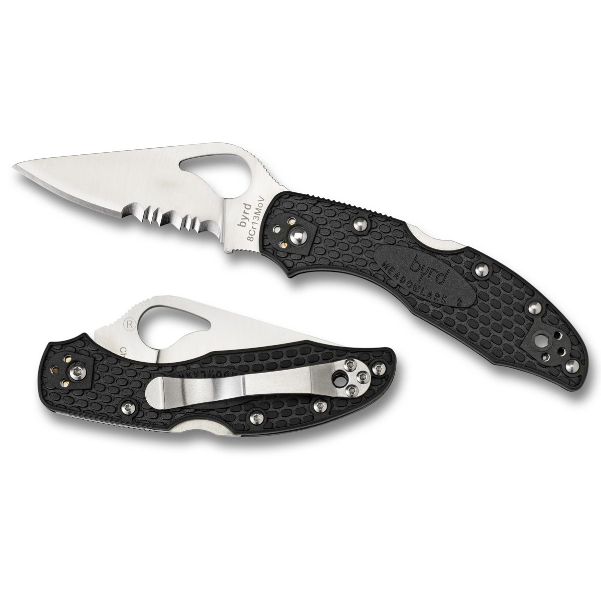 Byrd Meadowlark 2 Lightweight Blade – Plain and Serrated blade