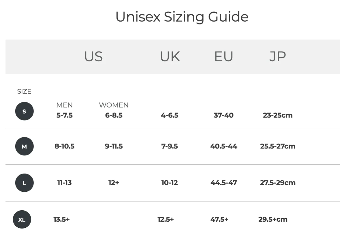 injinji-unisex-size-guide