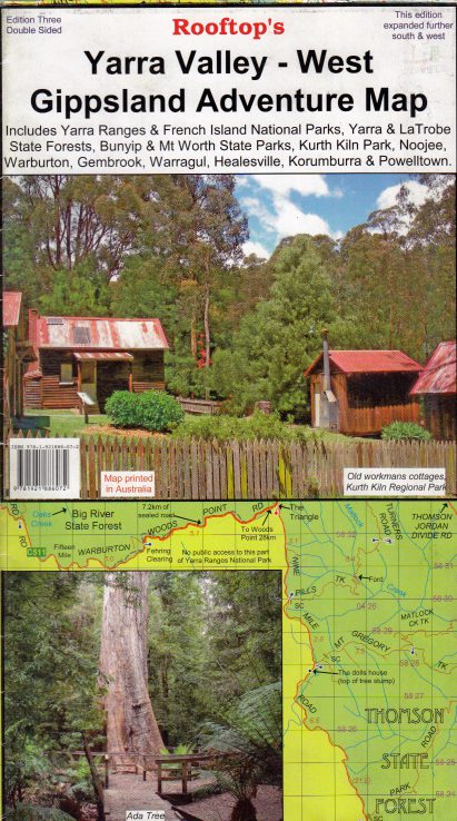 Yarra Valley West Gippsland Rooftop Map