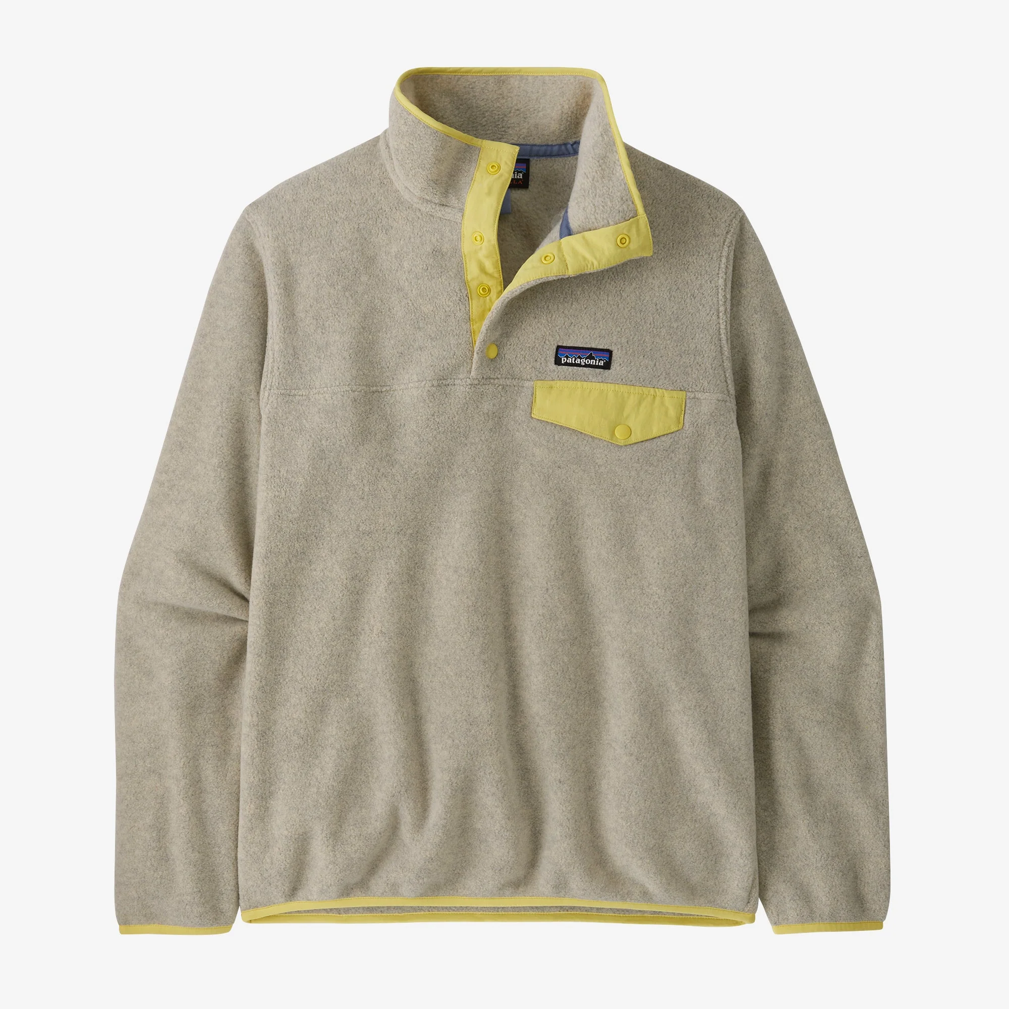 W’s LW Synch Snap-T Fleece P/O – Oatmeal Heather/ Nearly Green
