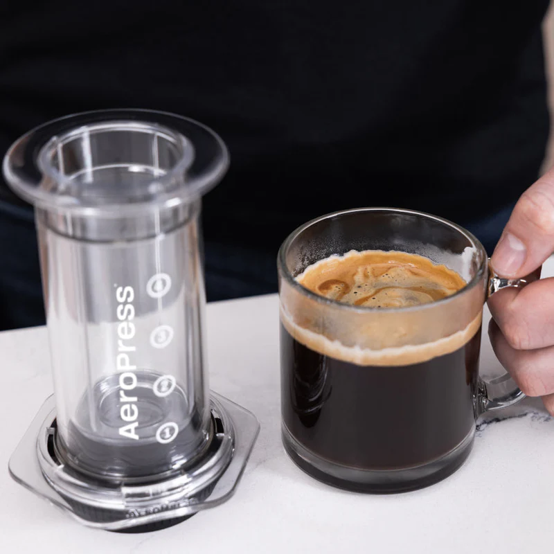 AeroPress Clear Coffee Press - Blue Featured Image 4