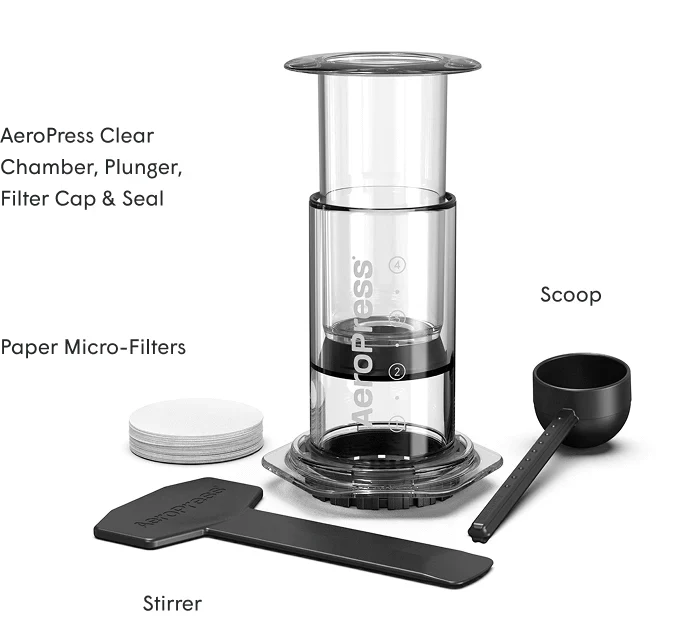 AeroPress Clear Coffee Press - Blue Featured Image 8
