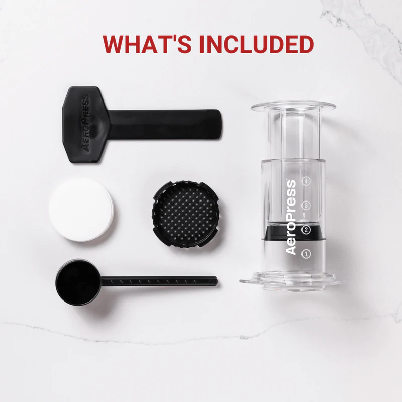 AeroPress Clear Coffee Press - Pink Featured Image 5