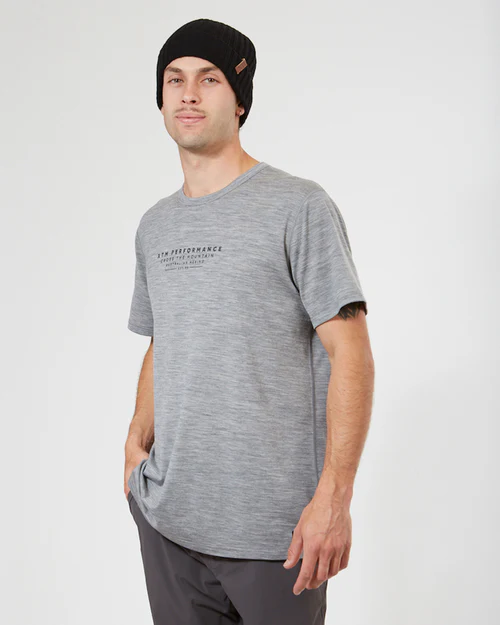 Adventure 170 Merino Men’s Thermal T-Shirt  – Torquay Grey