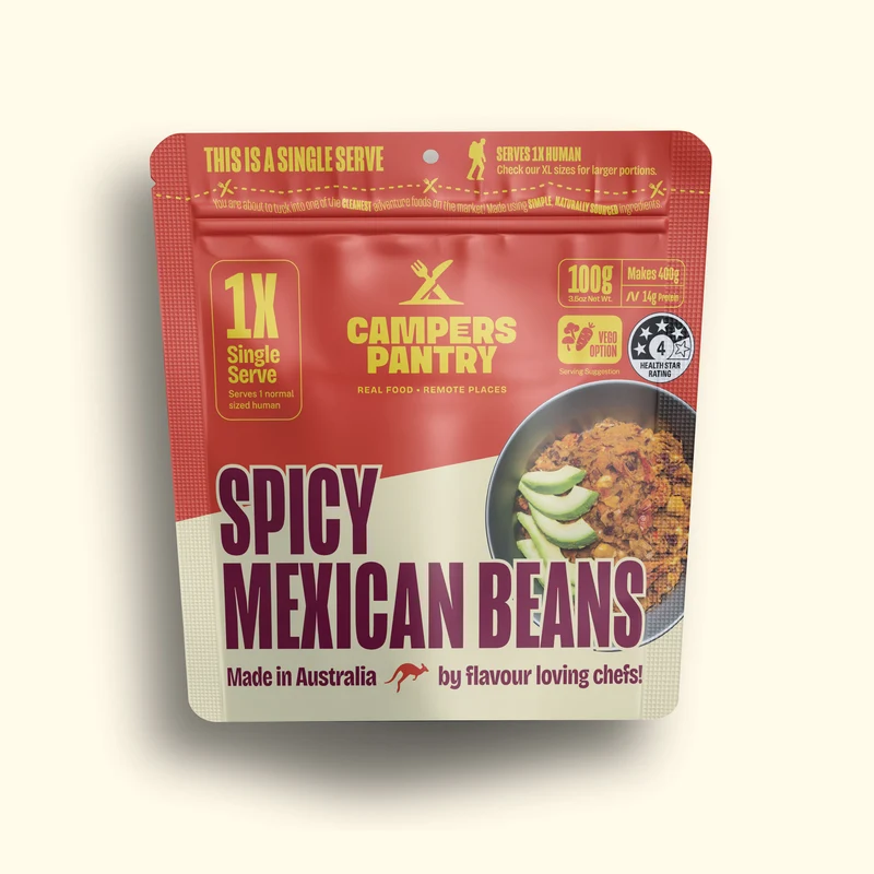 Spicy Mexican Beans 100g – Single Serve