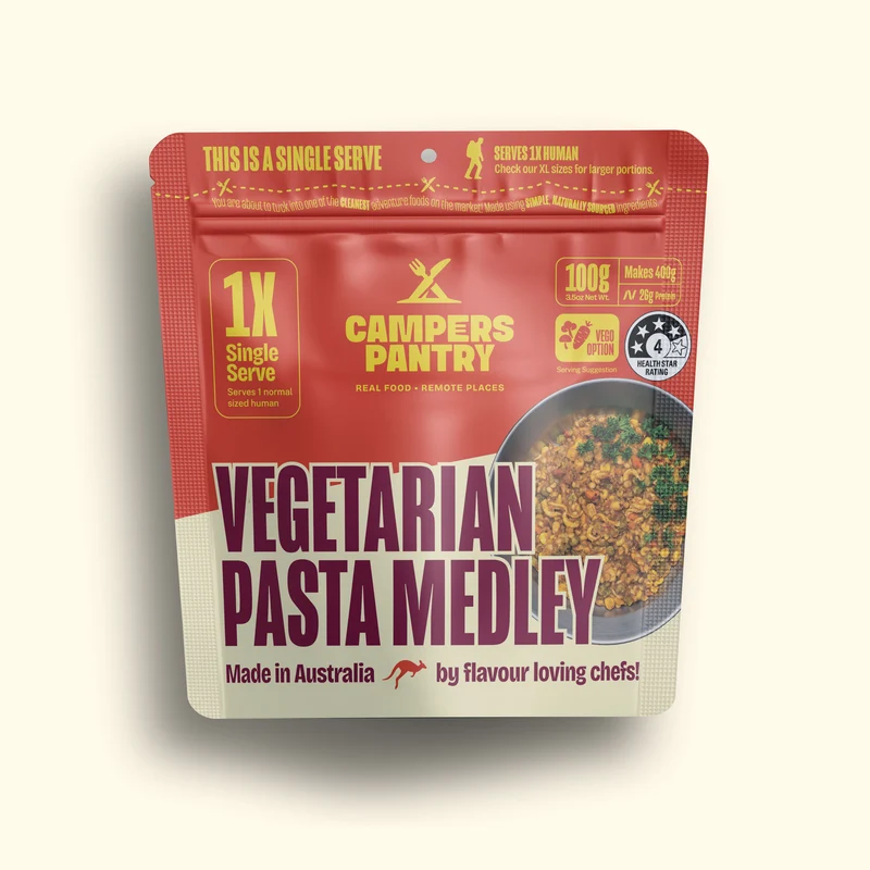 Vegetarian Pasta Medley 100g – Single Serve