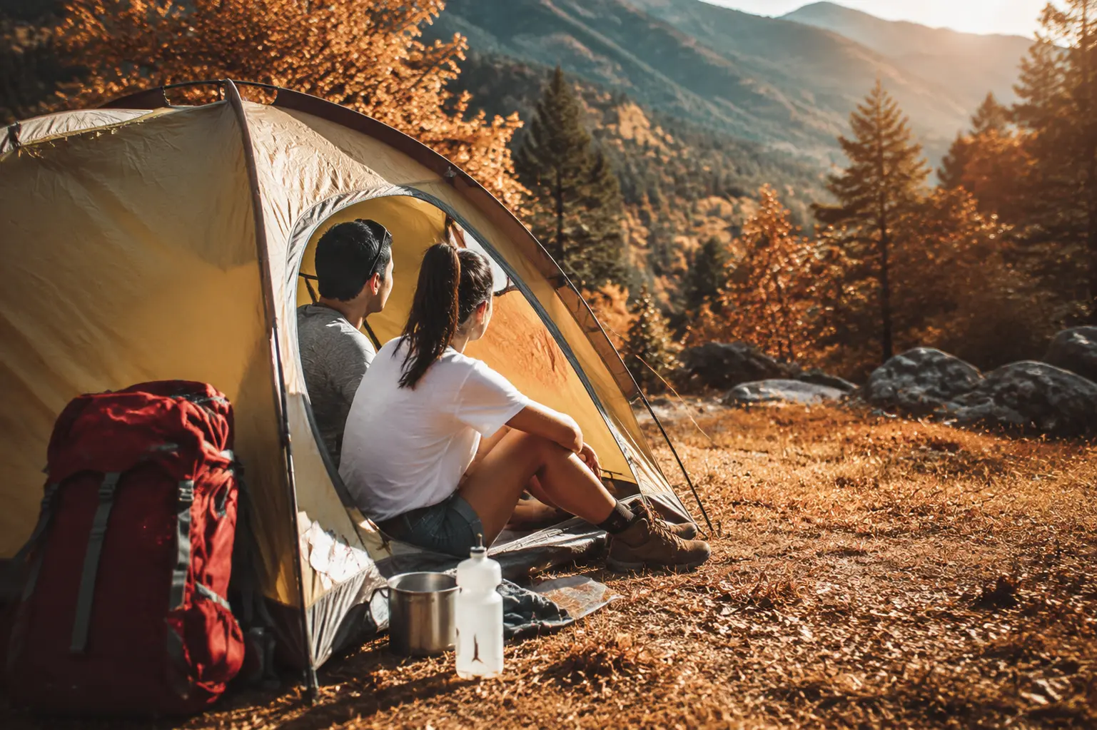 Camping Gear Setup