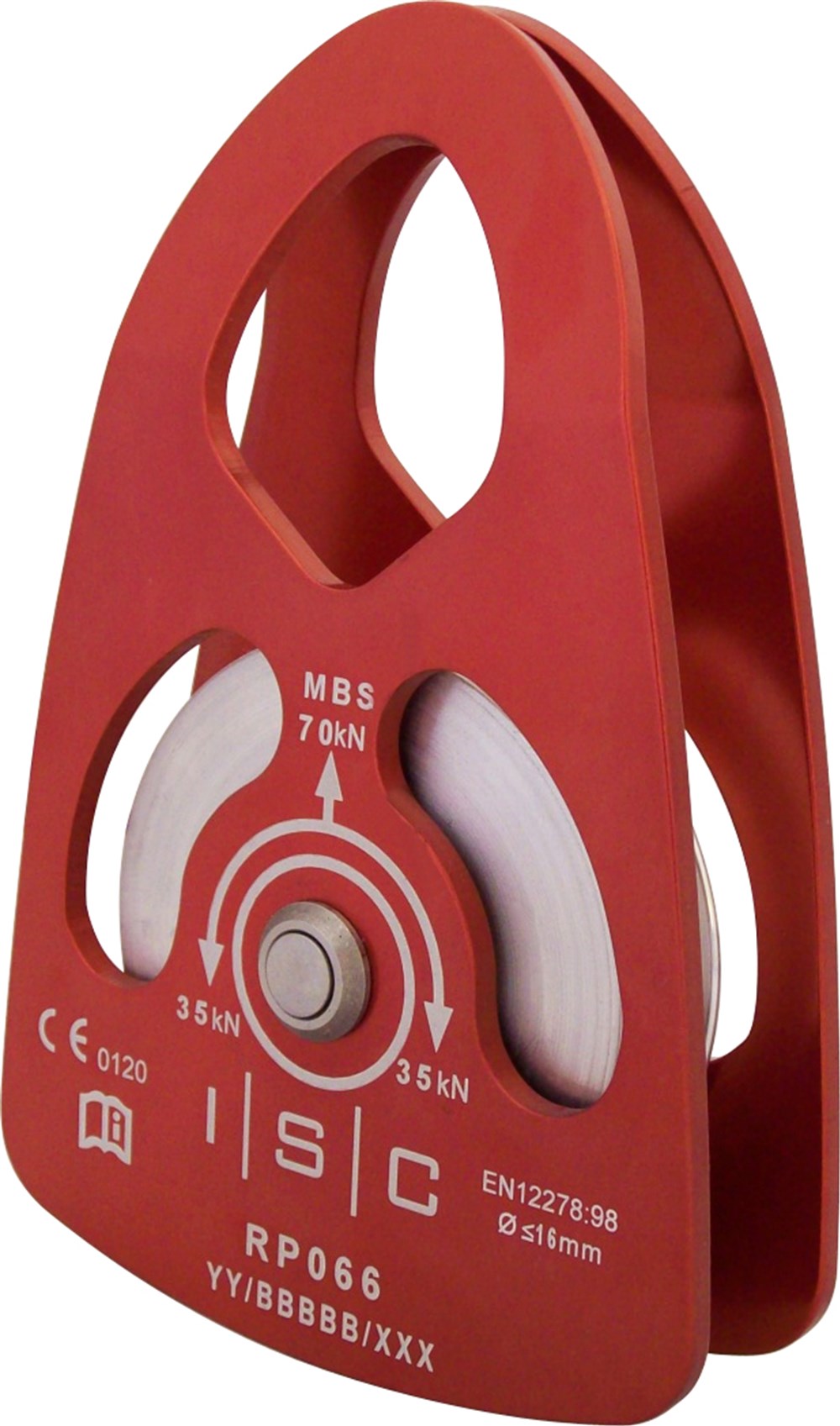 ISC Prusik Pulley Large Single Alloy